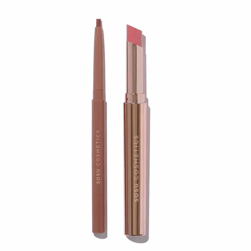 SOSU Cosmetics Lip Luxe Duo Gift Set - Primrose & Naive Nude