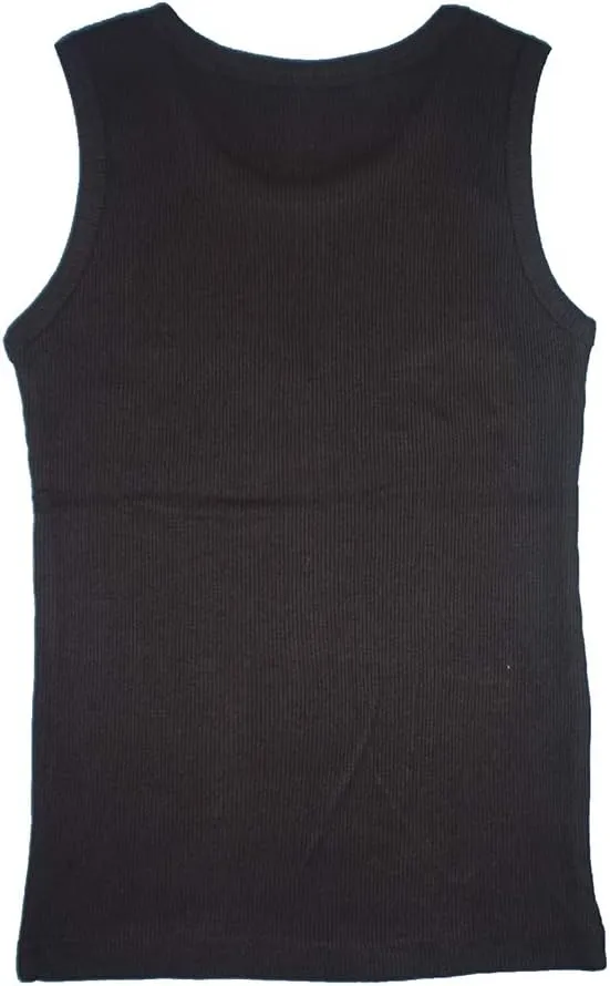 Studio 3 Little/Big Boys Value Pack Rib Knit Tank Tops and Crew Neck Undershirt Everyday Wear Tees