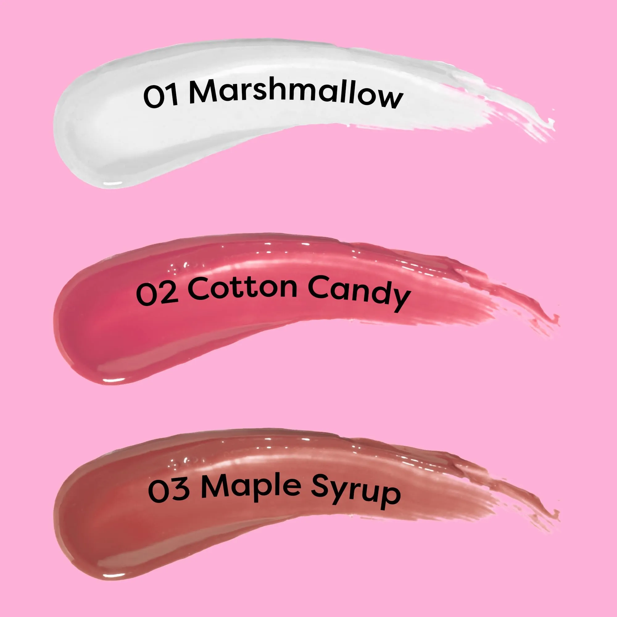 SUGAR POP High Shine Lip Gloss - 01 Marshmallow (Clear) For Soft & Dewy Lips, Enriched With Vitamin E, Jojoba Butter & Shea Butter 3.5ml