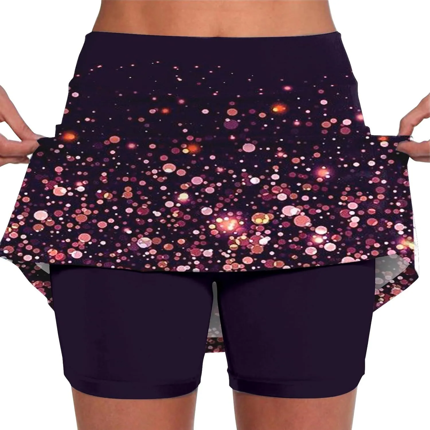 Summer Skirts for Women 2024 Athletic Shorts for Women with Pockets and Liner Pink Dress with Pockets