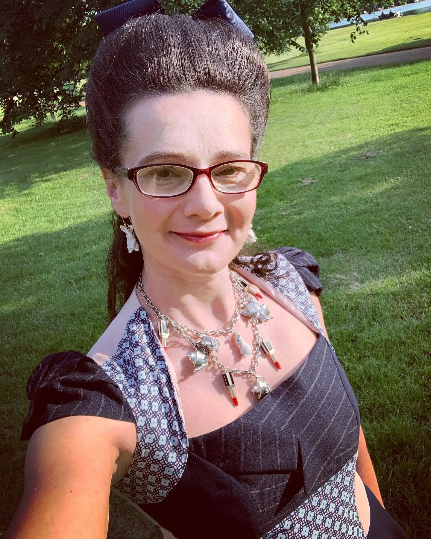 Teapot & Lipstick Necklace by Danielle Scutt