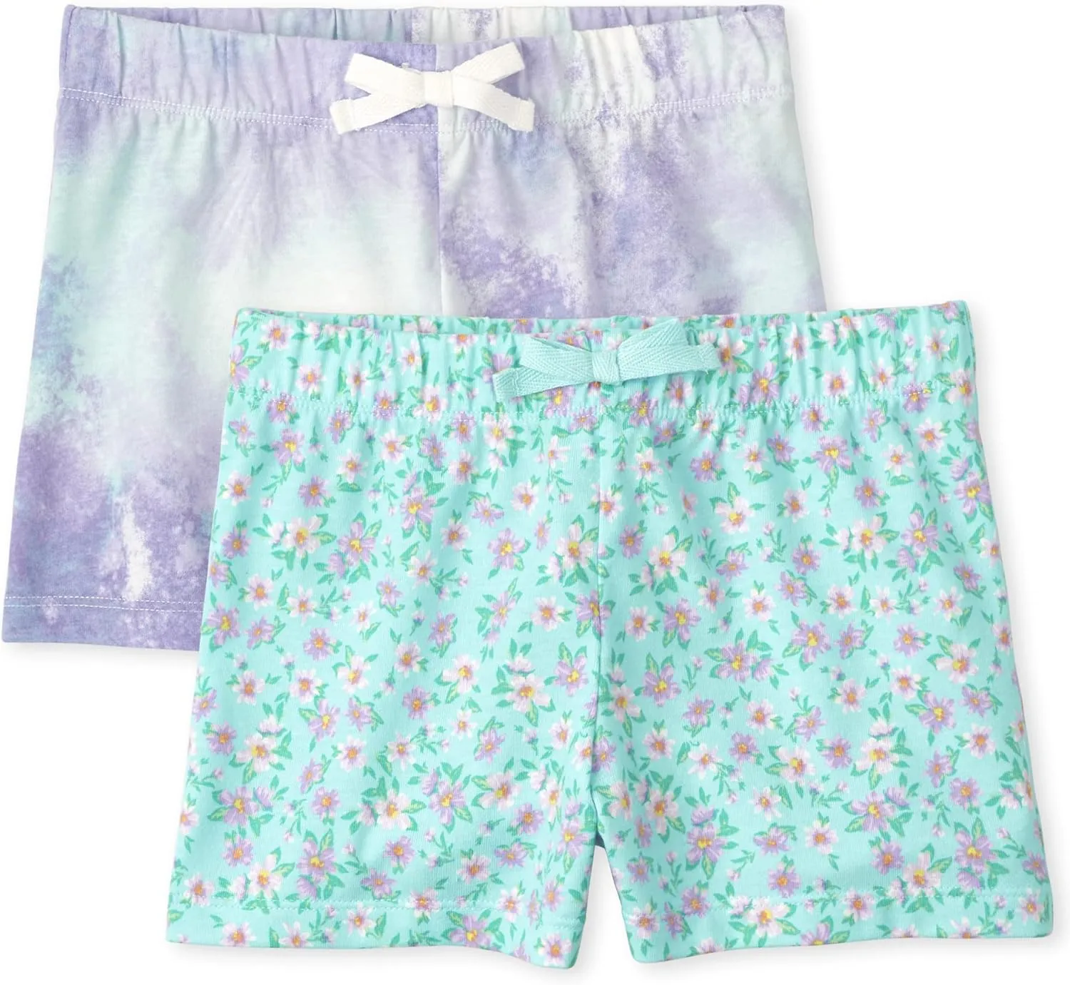 The Children's Place Girls' Pull on Fashion Shorts 2 Pack