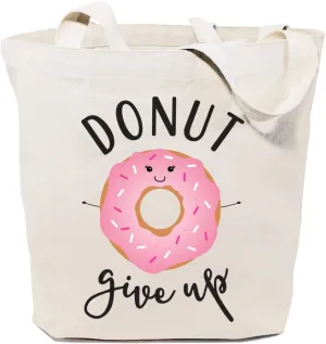 The Cotton & Canvas Co. Food Pun Reusable Grocery Bag and Farmers Market Tote Bag