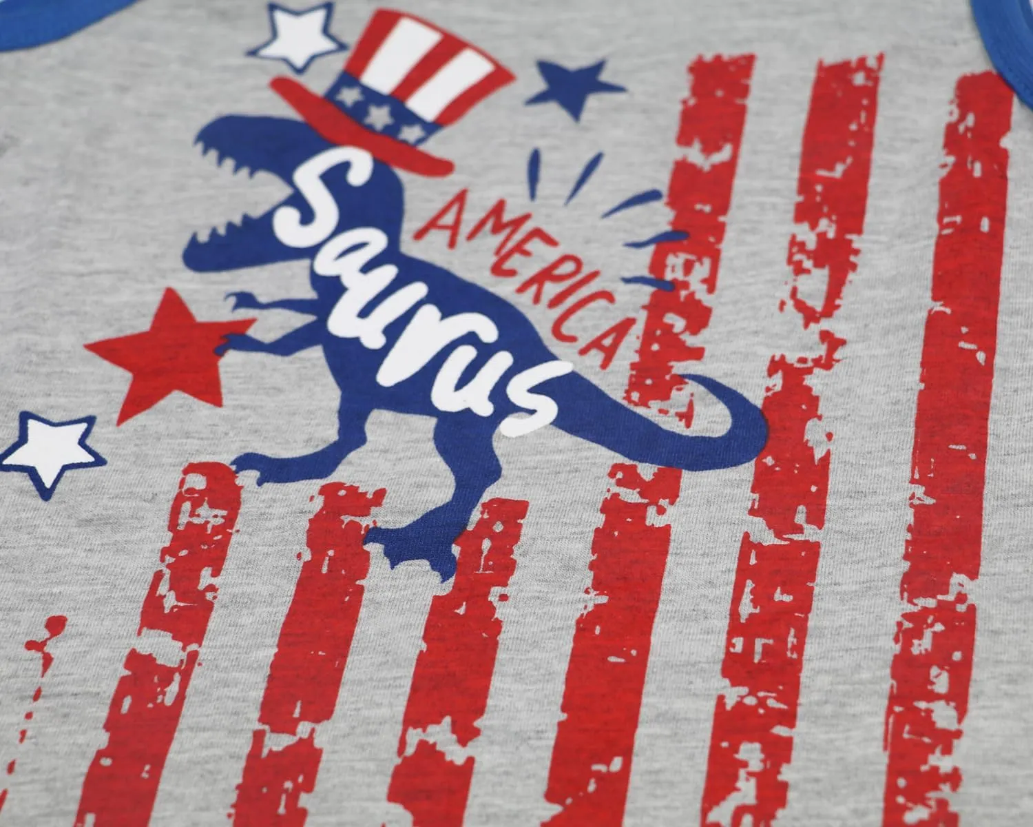 Toddler Boy Girl 4th of July Tank Cotton Kids American Flag Shirts Patriotic Outfit Independence Day Tees Top