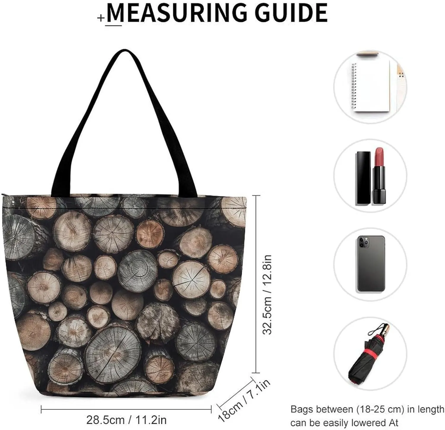 Tote Bag for Women Grocery Bag Hearts Foldable Shopping Bags Reusable Large Tote Bag