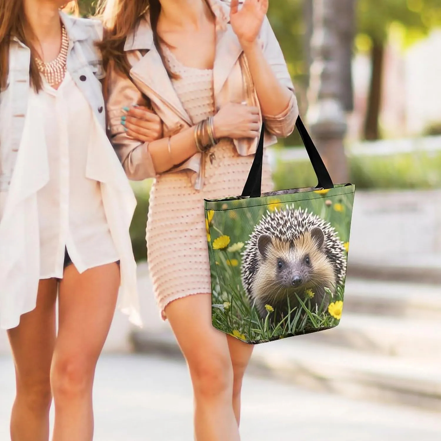 Tote Bag for Women Grocery Bag Ocean Beach Theme Foldable Shopping Bags Reusable Large Tote Bag