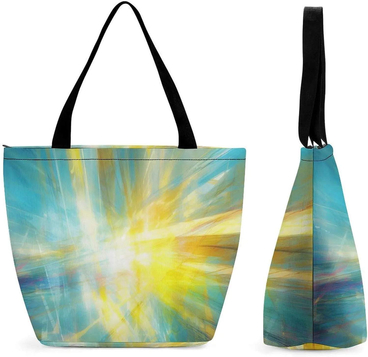 Tote Bag for Women Grocery Bag Several Blueberries Foldable Shopping Bags Reusable Large Tote Bag