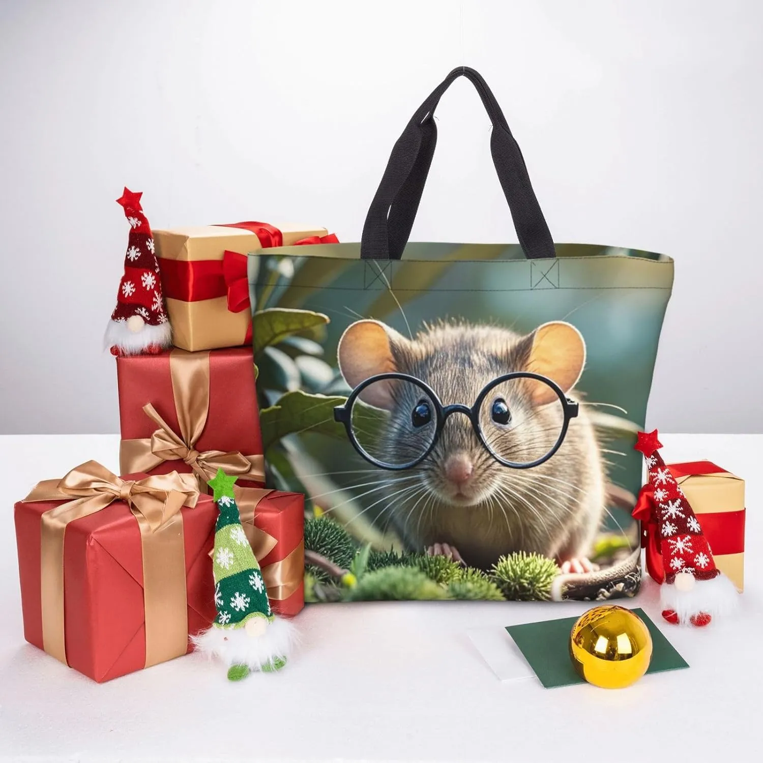 Tote Bag Large Capacity Grocery Bag With Zipper Heaps of Orange Monarch Butterflies Shopping Bag Shoulder Bag for Women