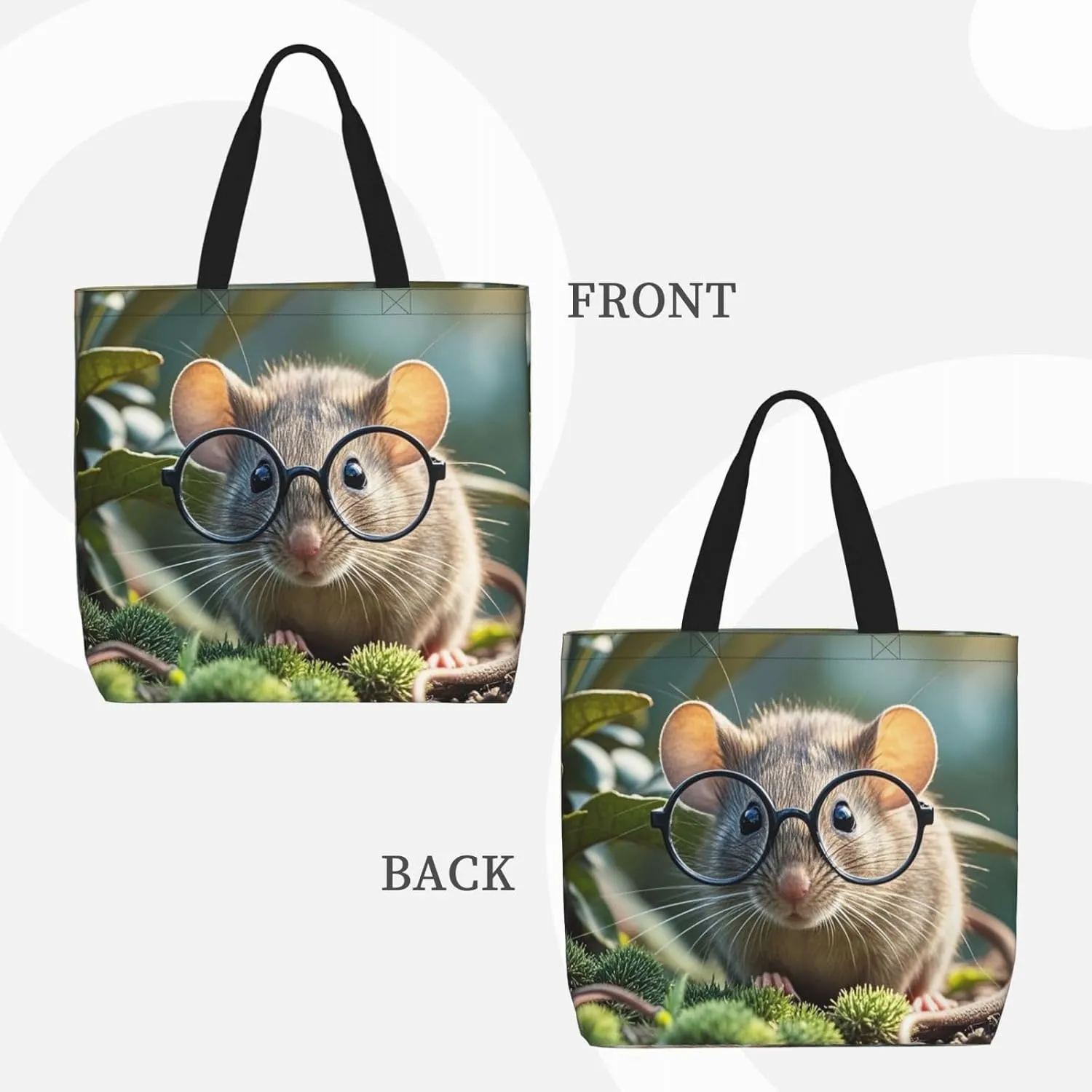 Tote Bag Large Capacity Grocery Bag With Zipper Heaps of Orange Monarch Butterflies Shopping Bag Shoulder Bag for Women