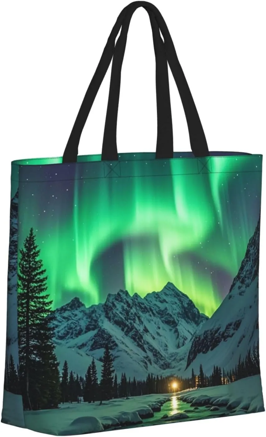 Tote Bag Large Capacity Grocery Bag With Zipper Ocean Sea Animal Shark Shopping Bag Shoulder Bag for Women