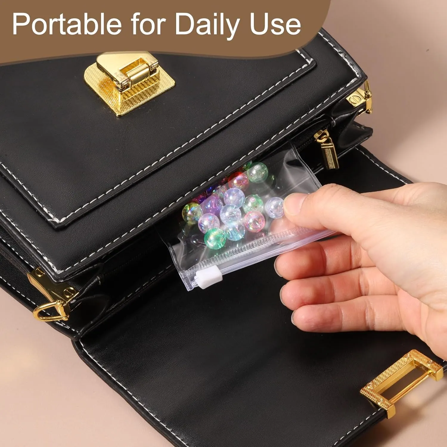 uxcell 25pcs PVC Jewelry Bags, 4.5 x 3.1 Inch Self Seal Jewelry Pouches Clear Zipper Bag Transparent Plastic Lock Bag for Necklace Ring Earring Bracelet Storage Sales Packaging