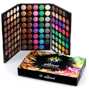 Vibrant 120-Color Eyeshadow Palette