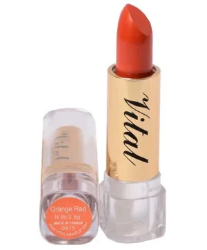 Vital Makeup  Moisturizing Lipstick Orange Red