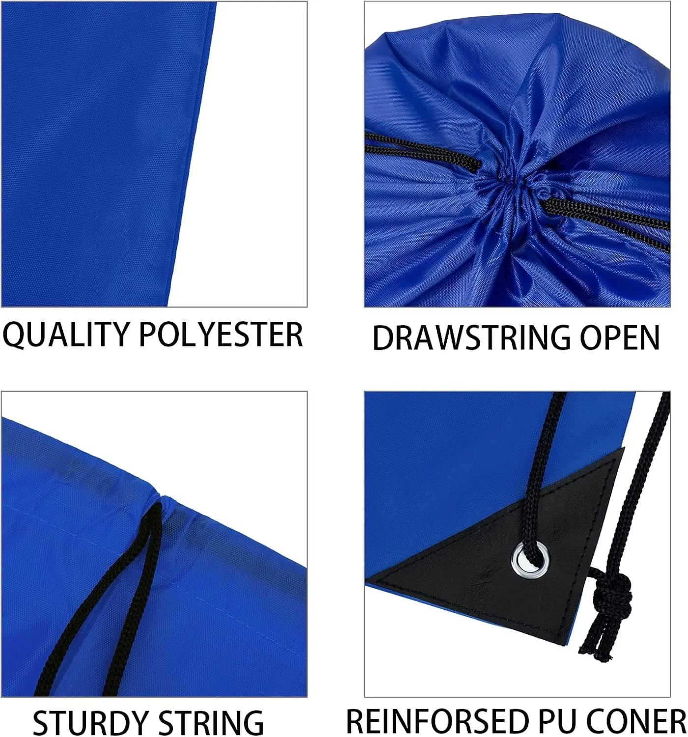 Vorspack Drawstring Backpack 20 Pieces for Party Gym Sport Trip