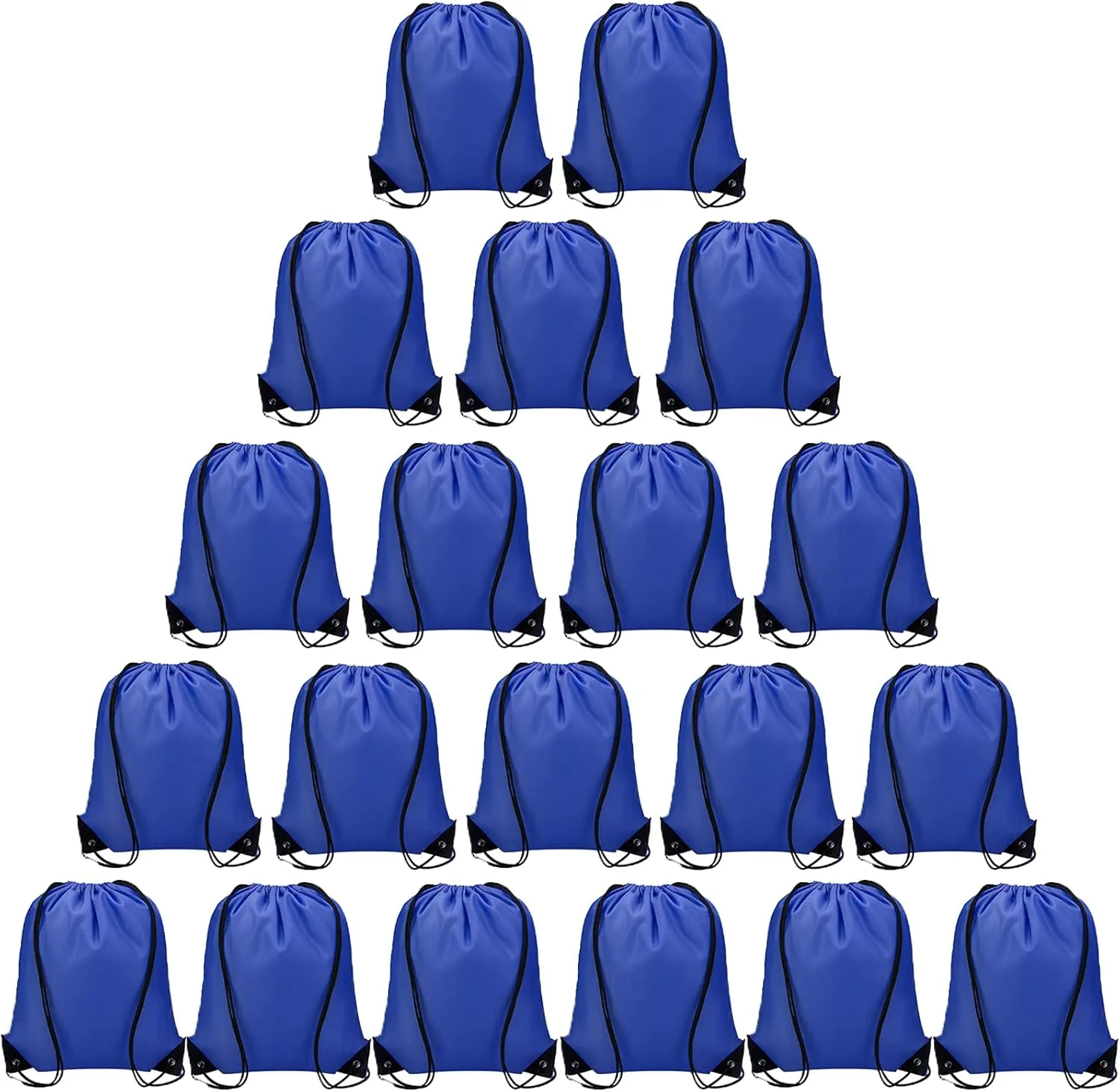 Vorspack Drawstring Backpack 20 Pieces for Party Gym Sport Trip