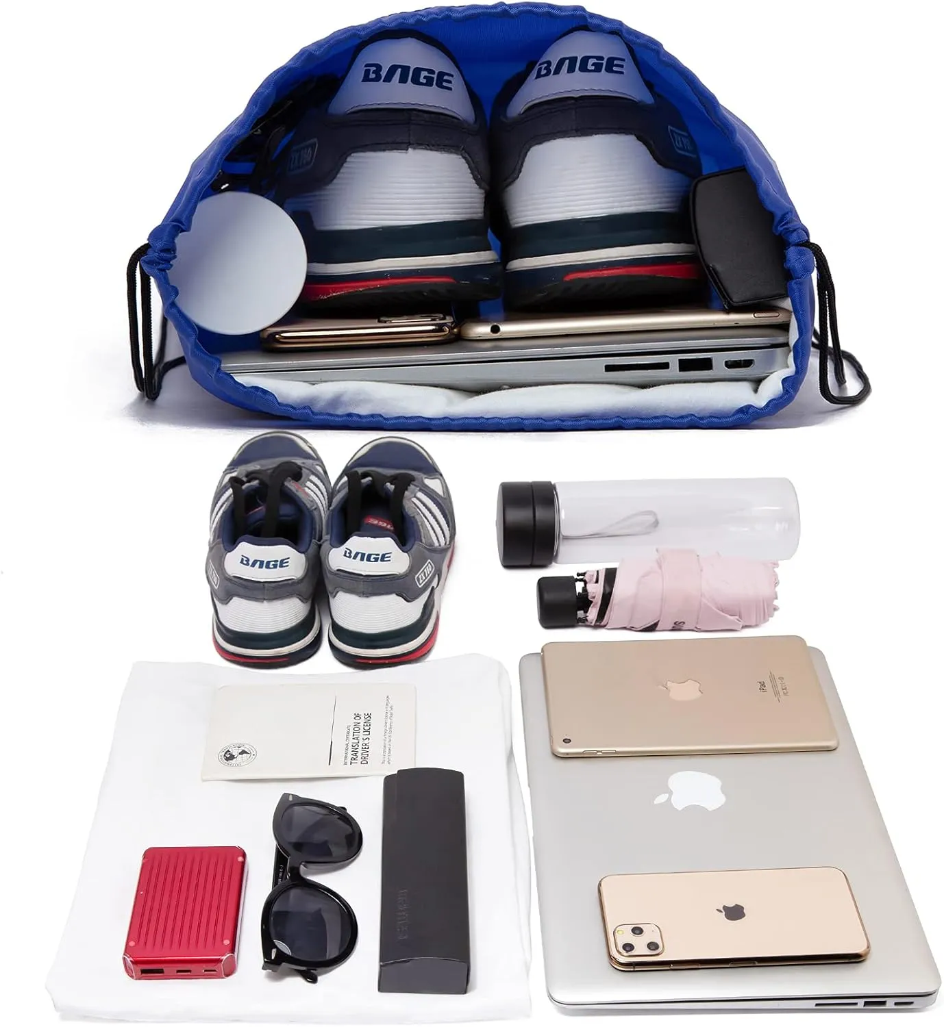 Vorspack Drawstring Backpack 20 Pieces for Party Gym Sport Trip