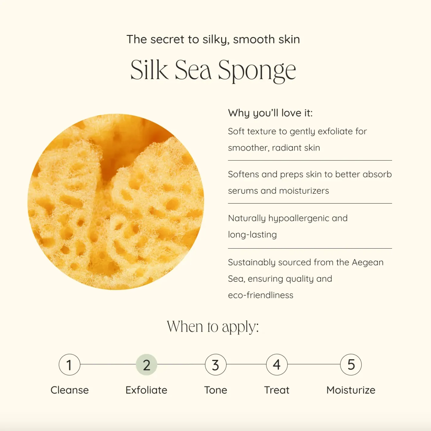 WILDCRAFT Silk Sea Sponge