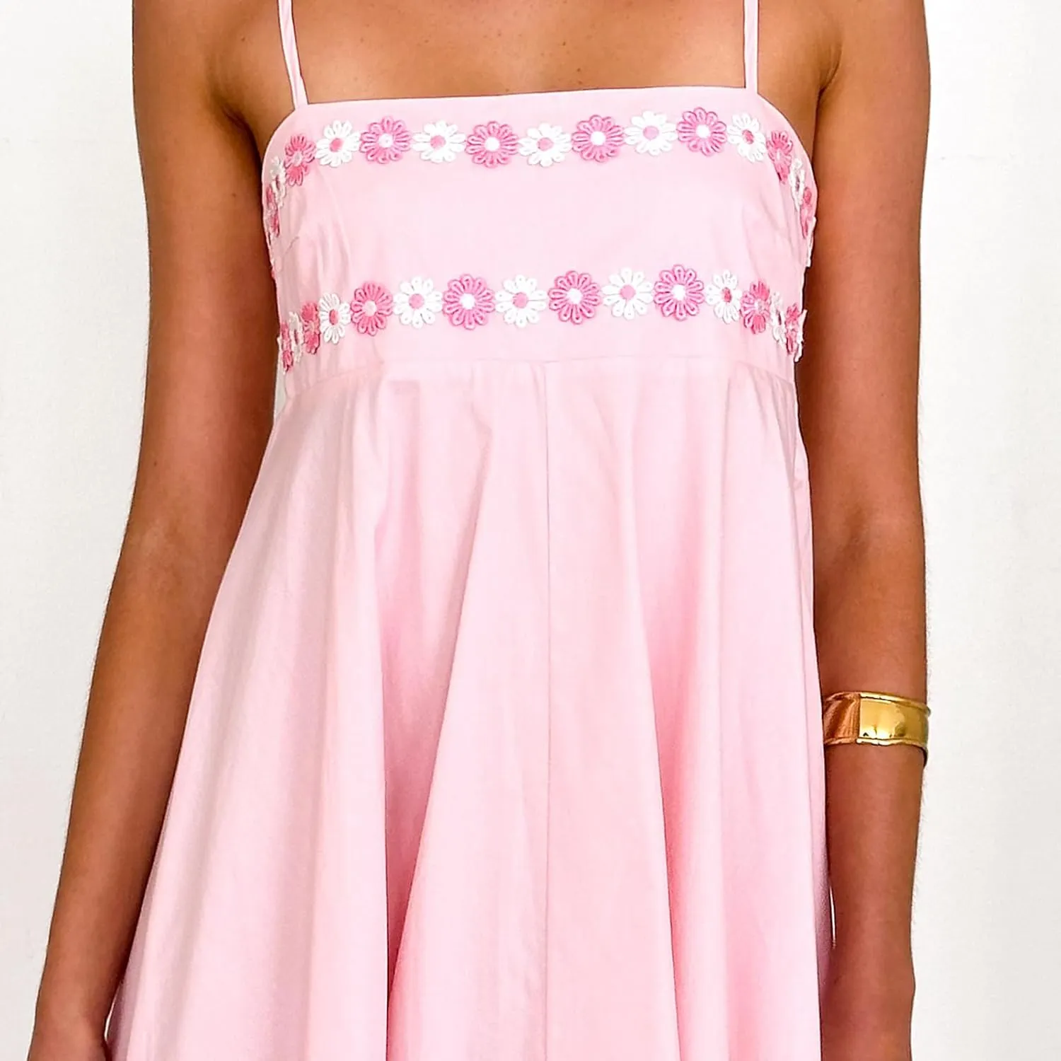 Women Boho Cami Long Dress Summer Y2k Spaghetti Strap Floral Dresses 3D Flower Backless A Line Beach Sundress
