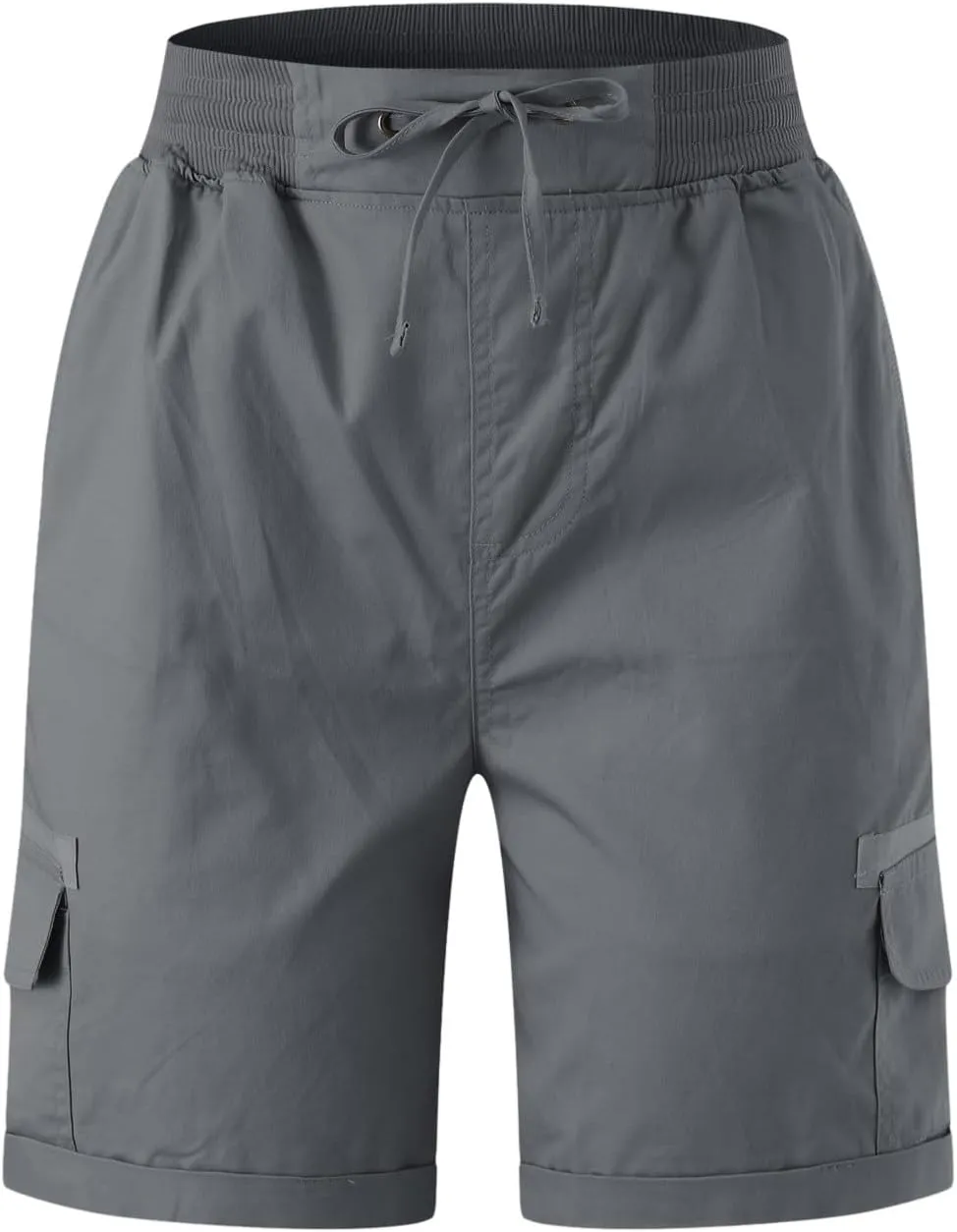 Women Summer Cargo Shorts Lightweight Multi-Pockets Loose Hiking Shorts Mid Rise Casual Trendy Outdoor Workout Short