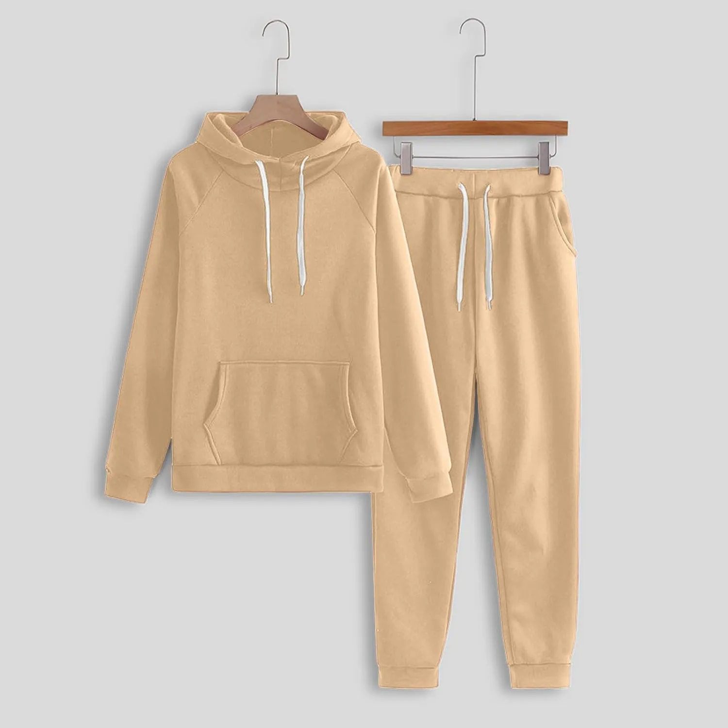 Women's 2 Piece Tracksuit Long Sleeve Crewneck Elastic Waist Sweatpants Top and Wide Leg Pants