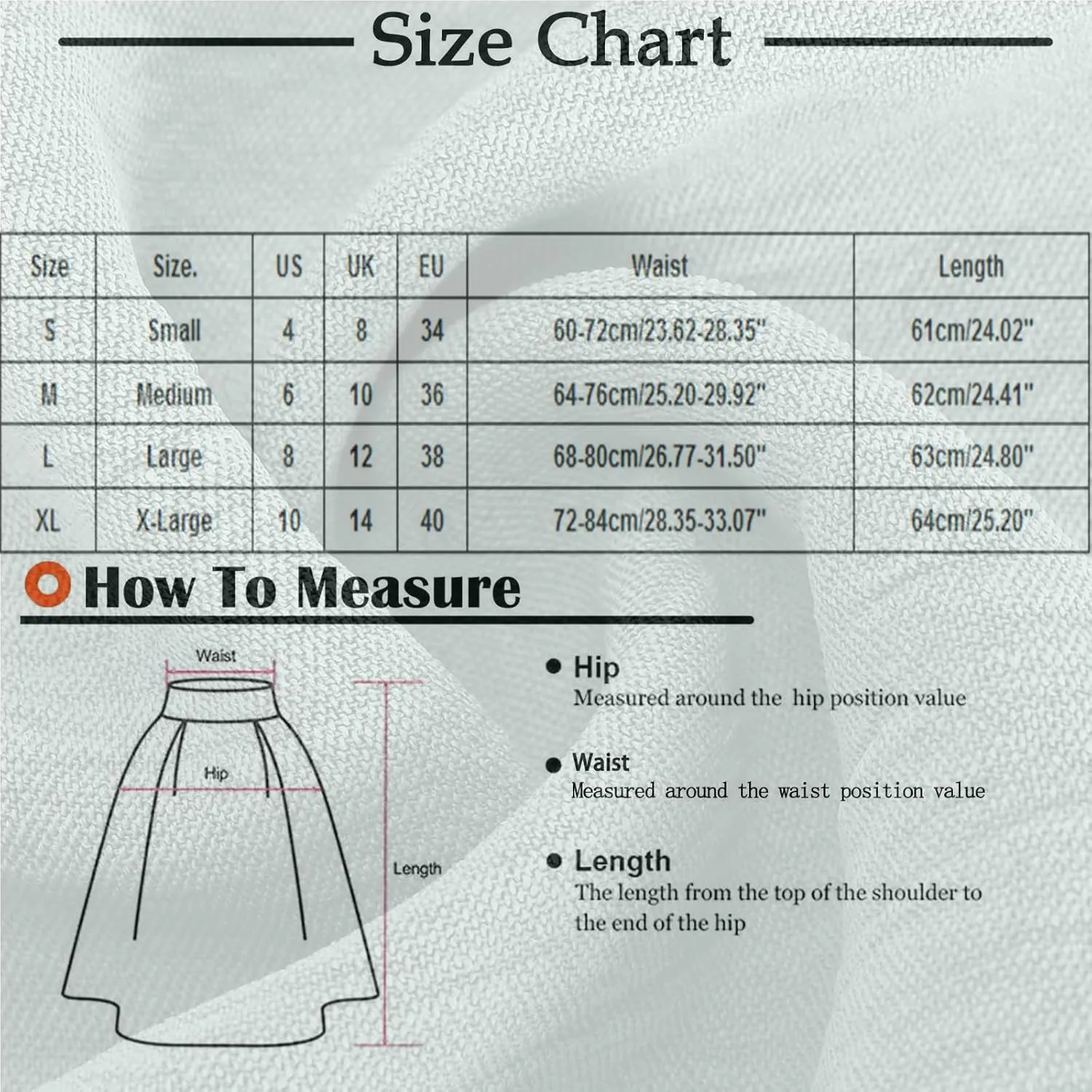 Women's Skirt Solid Color High Waisted Soft Smooth Lightweight Sexy Work Office Skirts Warp Pure Skirt for Party