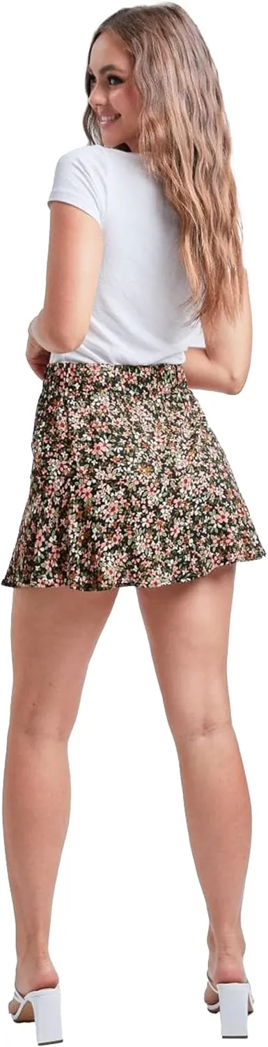 YMI Women's Dropped Tier Skort